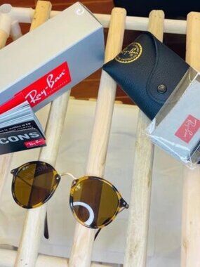 Ray-Ban 2447 Round Brown Tortoiseshell 49MM